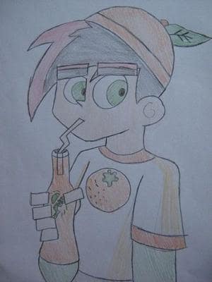 Danny auf nem Orangen trip XD