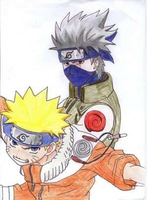Kakashi und Naruto