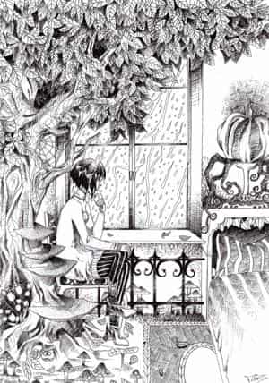 À l'intérieur de la forêt