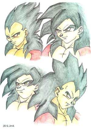 SSJ 4 Goku + Veggie