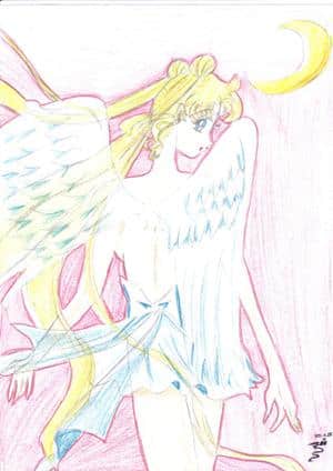Sailor Moon mit Flügel