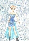 Haruka im Abendkleid