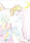 Sailor Moon mit Flügel