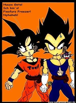 goku ärgert geta