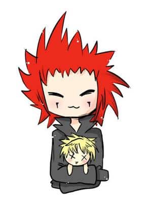 Axel Chibi mit Roxas x3
