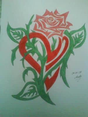 Rose?... Herz?... Beides^^