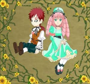 Gaara X Sakura Rozen Maiden