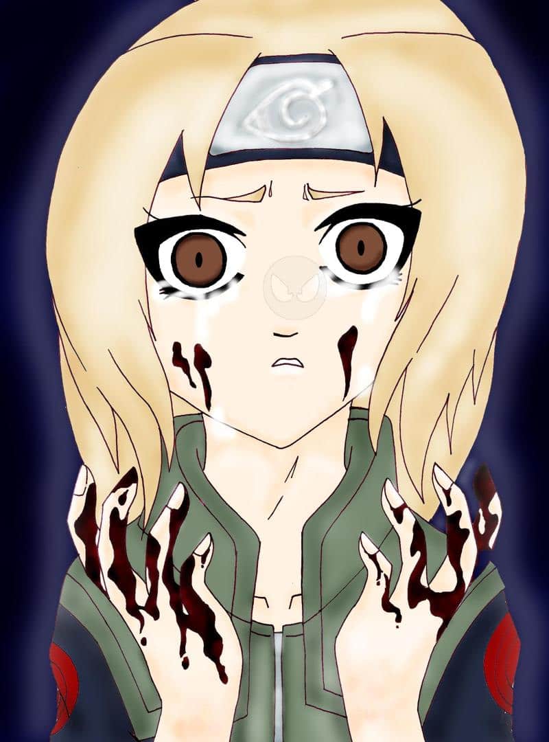 Tsunade is crying