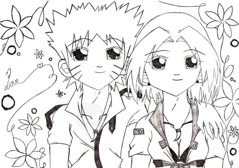 Naruto und Sakura