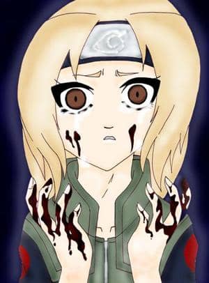 Tsunade is crying