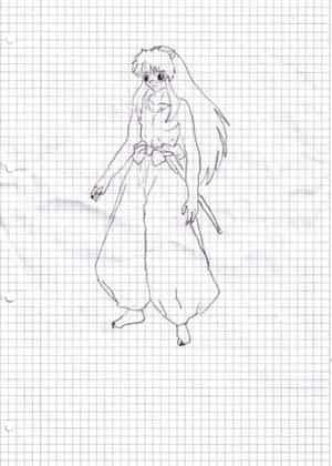 Inu Yasha alone