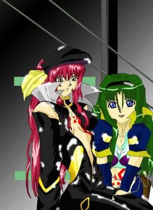 Reika und Nazume "Zwei der Top Pilot" The Coloration