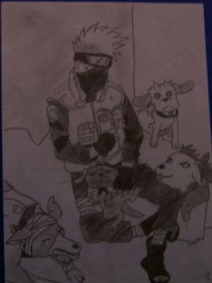 Kakashi mit seiner Meute