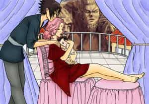 SasuSaku: Family Portrait [colored]