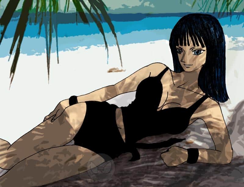 Nico Robin - Beach and Sun