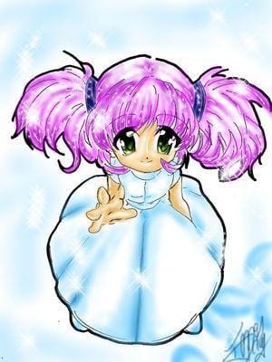 Kleines Mädchen gaaaanz groß