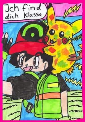 Ash und pika