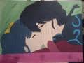 Ranma und Akane Acryl auf Leinwand