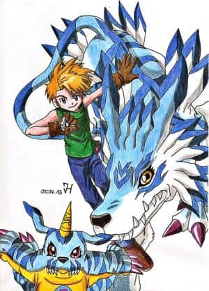 Matt-Gabumon-Garurumon