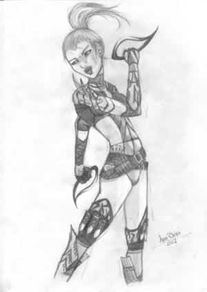 Meine Assasine aus Guild Wars