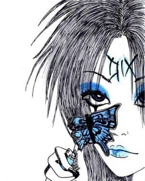 Mana burns a butterfly