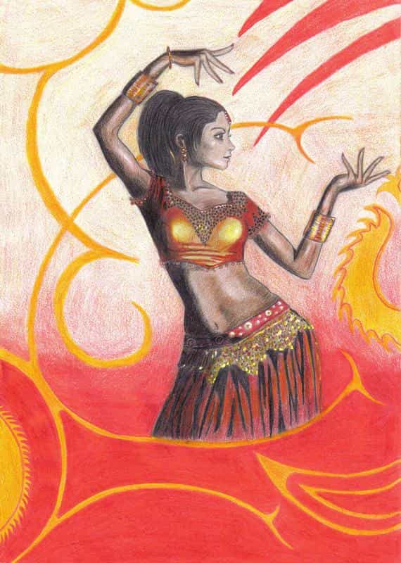 indische Tänzerin