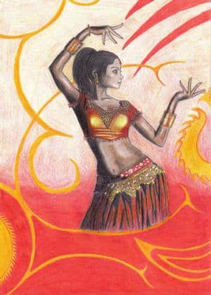 indische Tänzerin