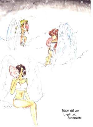 Träum süß von Engeln und Zuckerwatte !!!