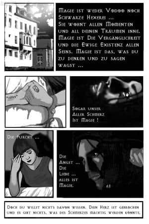 Comicausschnitt über die Magie