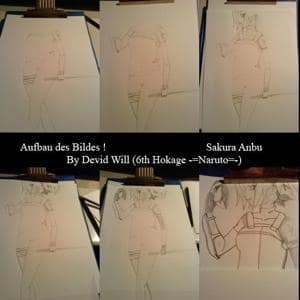 Hier ma die Entstehung des Bildes Sakura Anbu^^