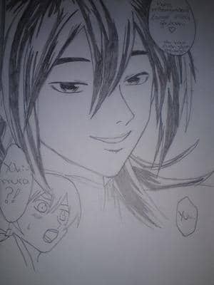 Angefangene Mangaseite