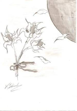 Lilyen im Mondschein