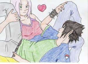 Sasuke und Sakura in love