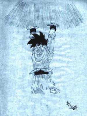 Goku mit der Genkidama