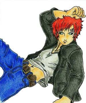 Gaara as a normal guy