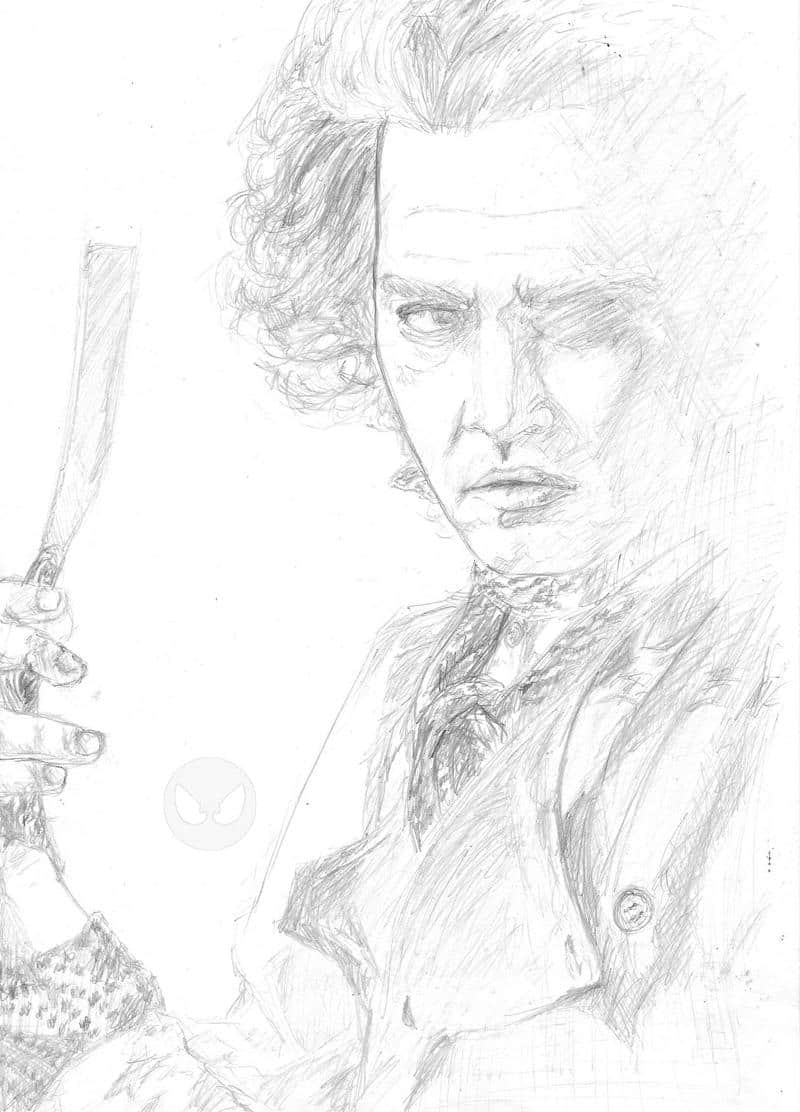 Sweeney Todd Skizze