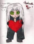 Chibi Sephiroth - "I have stolen your heart!"