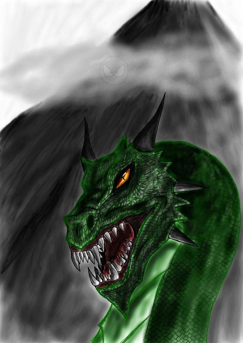 Grüner Drache