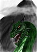 Grüner Drache