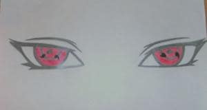 Itachis eyes of Sharingan