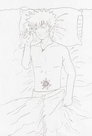 sleeping Naruto