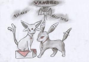 Psiana & Nachtara als Vampire