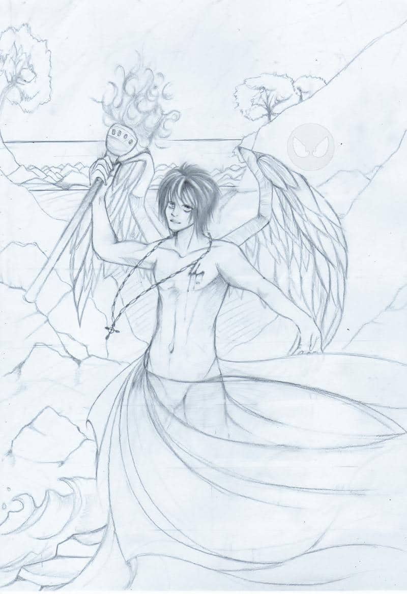 ...denn die Gerechtigkeit siegt am Ende immer.(Skizze)