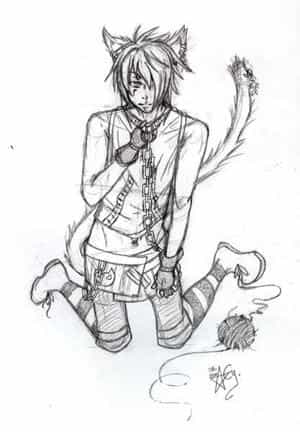 Weil er ein Catboy ist...!