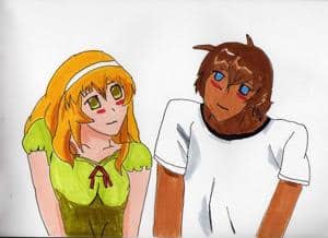 Die zwei Liebende aus Ikkitousen Dragon Girl