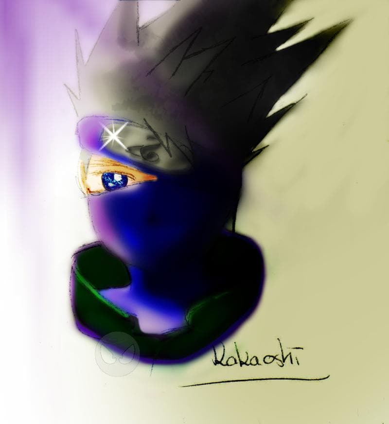 Chibi Kakashi colo
