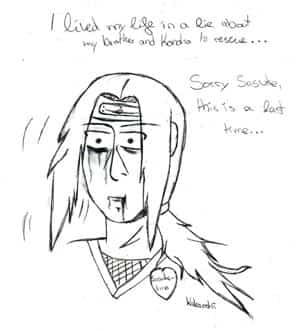 Itachi's last think