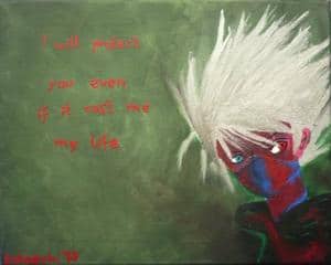 Bloody Kakashi [Leinwand]