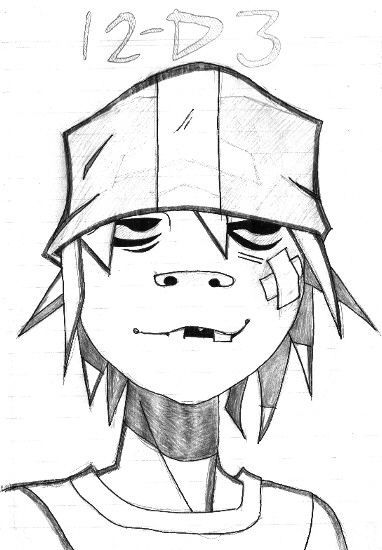 2 D mit Mütze