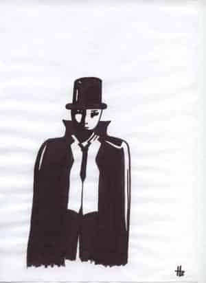 The Black Man von Nebenän